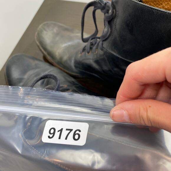 John Varvatos Leather Lace Up Combat Boots Men's 12. They run large. - Picture 10 of 10